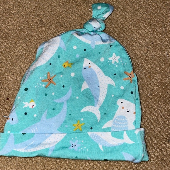 NWOT little sleepies infant shark hat - Picture 2 of 2